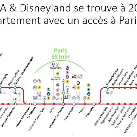 Cosy Appartement Near Disneyland & Paris Coupvray Bagian luar foto